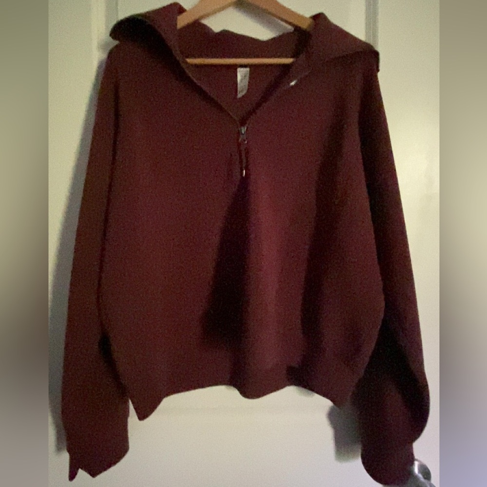 SPANX Zip Up Sweater
